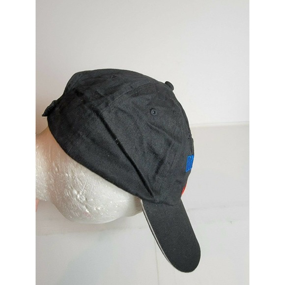 Vintage Mars Tech Qualified Certified Baseball Cap Hat Black‎ Strapback - Picture 8 of 8